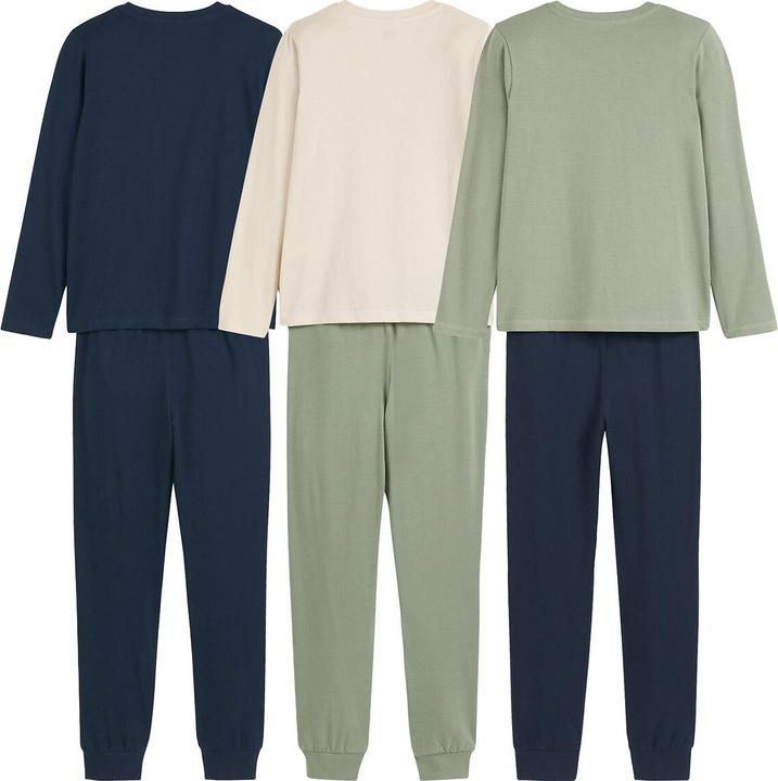 Produktbild La Redoute Collections 3er-Pack Pyjamas mit Messageprint und Bergmotiv (110)