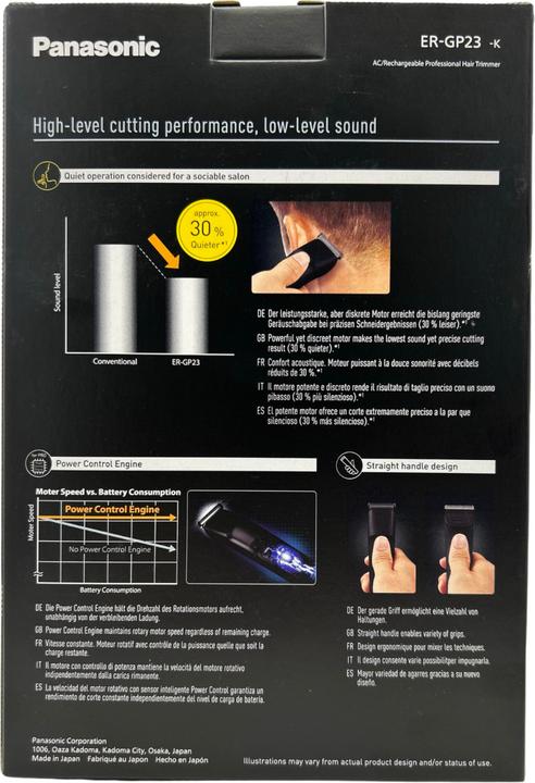 Actual product image Panasonic ER-GP23