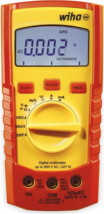 Produktbild Wiha Digitales Multimeter (CAT IV 300V, CAT III 600V)