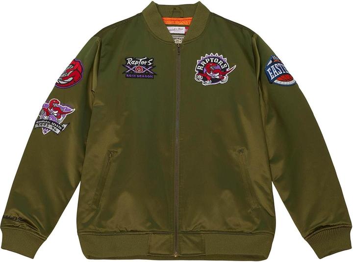 Produktbild Mitchell & Ness M&N Satin Bomber Jacke - FLIGHT Toronto Raptors - M (M)