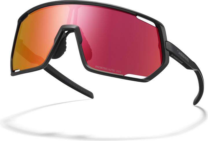 Actual product image Shimano Unisex glasses Technium RD (Mat Black, ridescape rd)