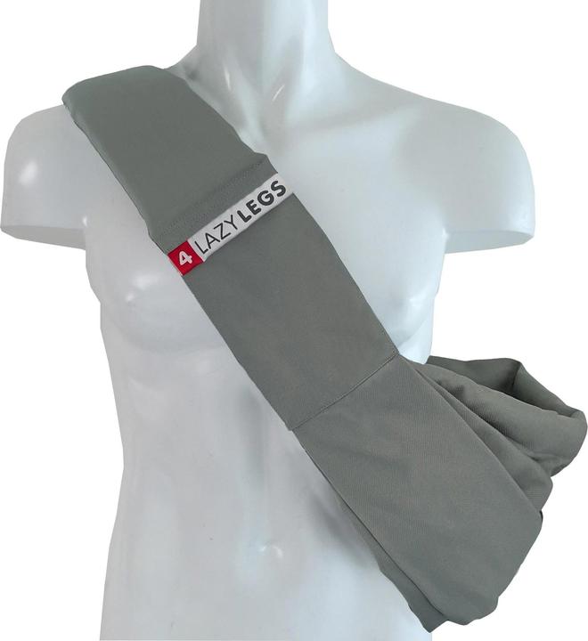 4Lazylegs Borsa da trasporto per animali in tela, grigio minerale, XS (Cane, Lavabile)