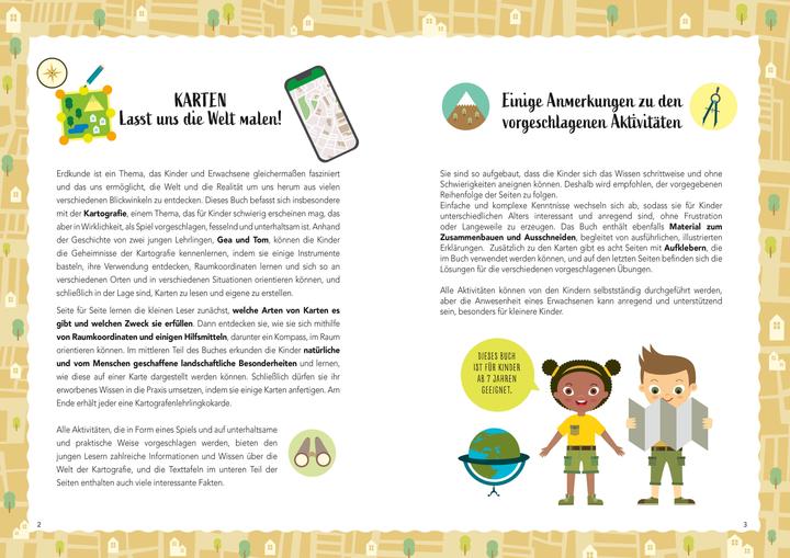 Produktbild Alles über Landkarten. Lerne Karten lesen und zeichne die Welt (Verrückt nach Geographie (Deutsch, Massimo Miato, Agnese Baruzzi, Paola Misesti, 2024)