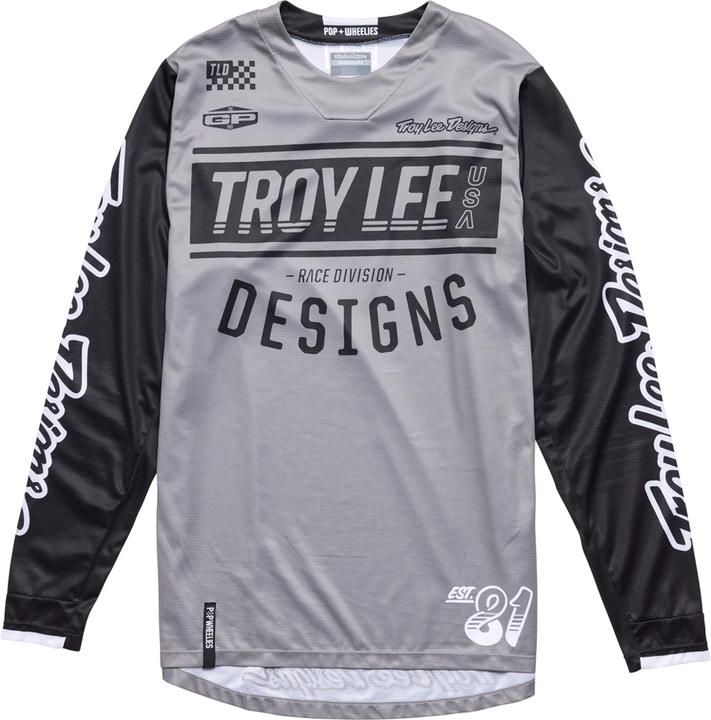 Immagine prodotto Troy Lee Designs Maglia GP, Gara 81, grigio, XL (XL)
