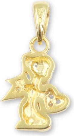 Image du produit Muau Pendentif Ange 750/18K Bicolor Diamant