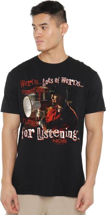 Immagine prodotto Ncis Thanks for Listening Maglietta Uomo (4XL)