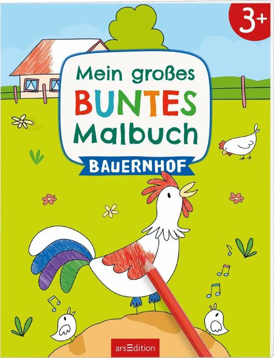 Image du produit Mon grand livre de coloriage coloré - La ferme