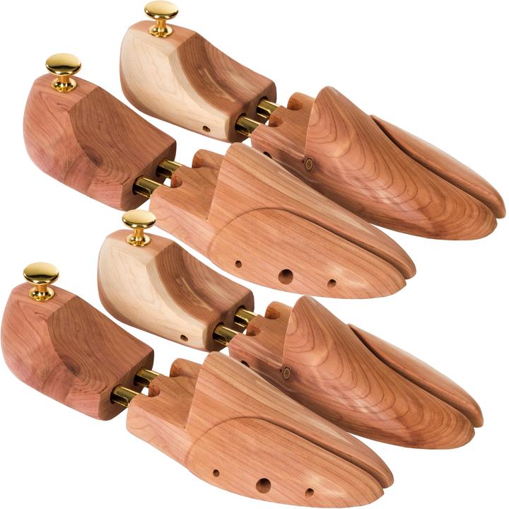 Actual product image tectake 2 pairs of shoe trees (46, 47, 48, 2 x)