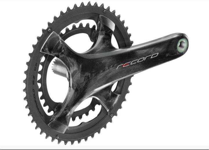 Actual product image Campagnolo Record/EPS crankset 12-speed 36/52 teeth (175 mm)