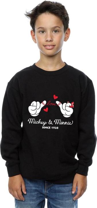 Produktbild Disney Mickey Mouse Love Hands Sweatshirt Jungen (140, 146)
