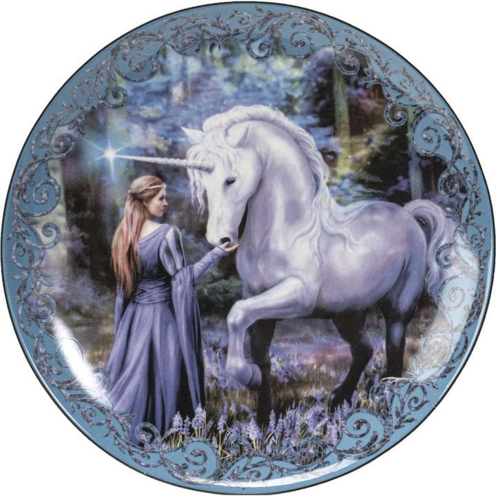 Image du produit Pacific Trading Anne Stokes pack 4 plaques Licorne et Maiden (4 x, 17.78 cm)