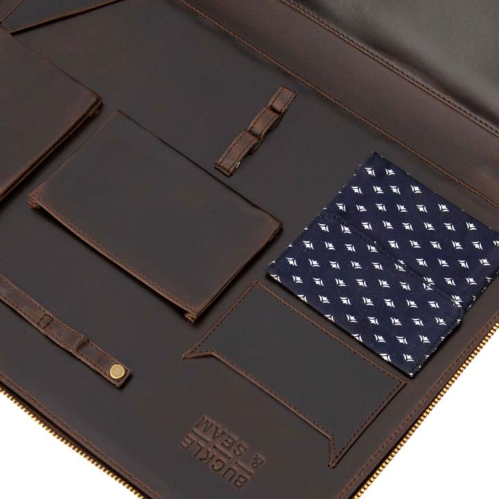 Actual product image Buckle & Seam Leather document folder Ralph Brown / Dot