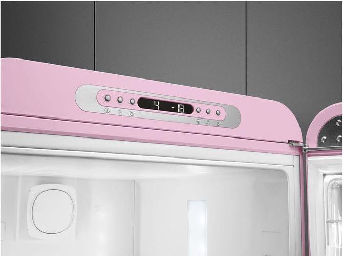 Immagine prodotto Smeg FAB32RPK5 Stile anni '50, 2 porte, 60 cm, Destra, Senza gelo, rosa cadillac (331 l)