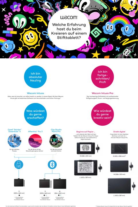 Produktbild Wacom Intuos M BT (10", 2540 lpi)