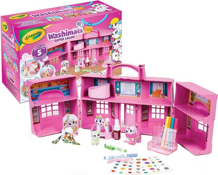 Actual product image Crayola Washimals Pets Super Salon