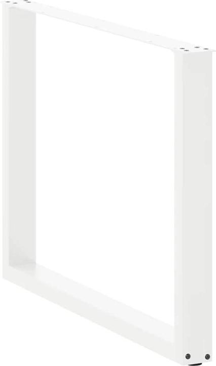 Actual product image VidaXL U-shaped coffee table legs 2 pcs. White 100x(72-73) cm steel table leg