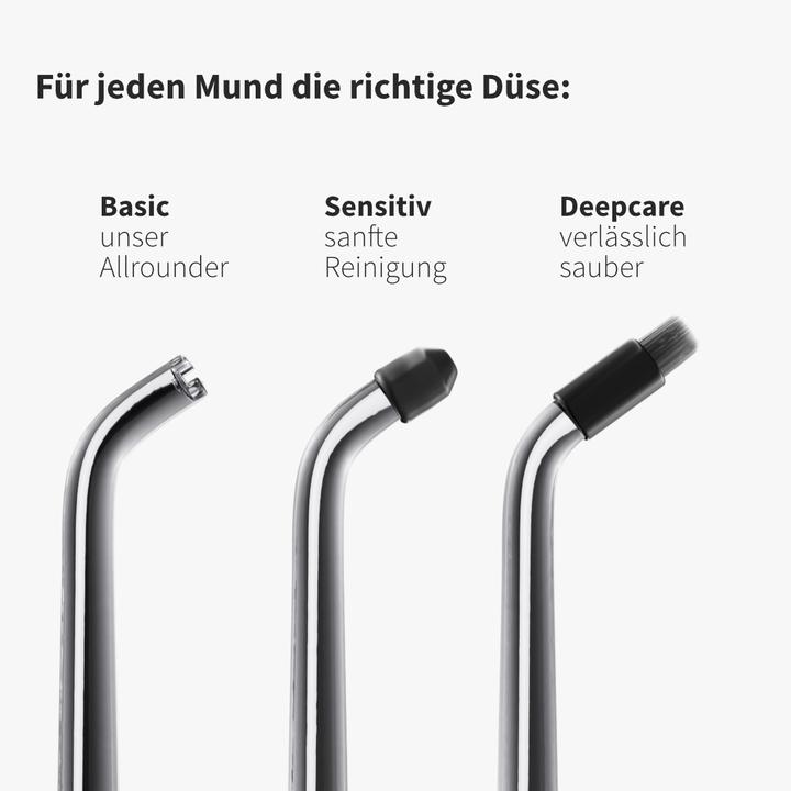 Immagine prodotto Zahnheld Deep Care 9x spazzolino di ricambio bianco (Accessori per irrigatori orali)
