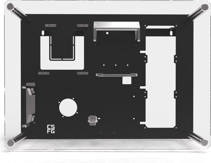 Image du produit Creative Solutions For Gamers CSFG Frostbite Boîtier mural - noir, Micro-ITX (Micro-ITX)