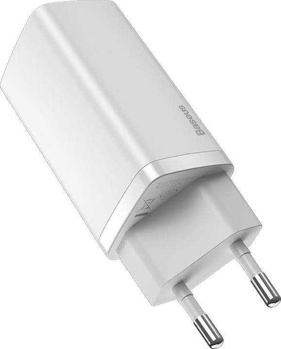 Immagine prodotto Baseus Caricabatterie rapido GaN2 LiteC+U 65W EU Bianco (65 W)