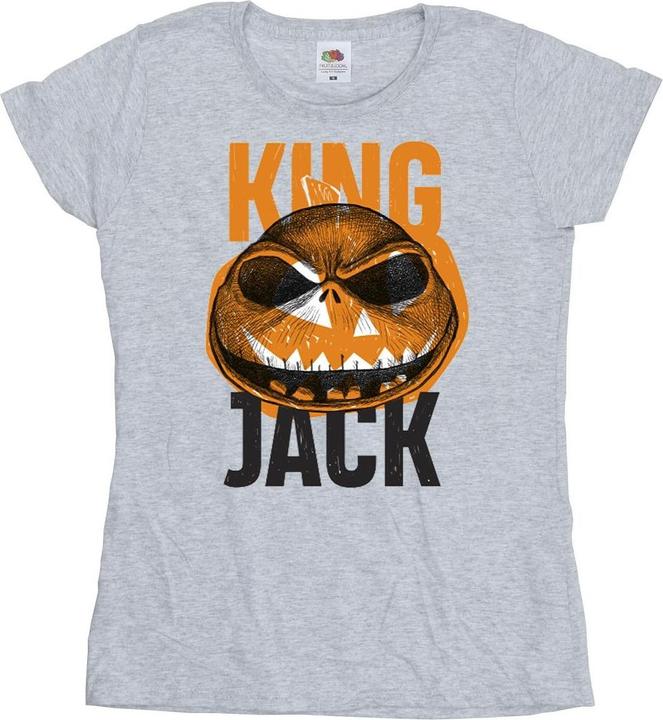 Actual product image Disney Womens/Ladies The Nightmare Before Christmas King Jack Cotton T-Shirt (XL)