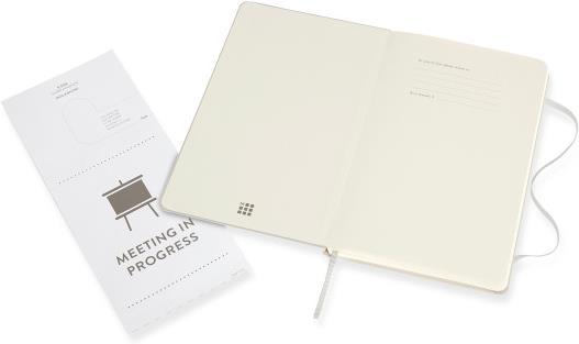 Immagine prodotto Moleskine Taccuino professionale L/A5, copertina rigida, grigio perla (21 x 13 cm, Righe, Copertina rigida)