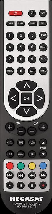 Actual product image Megasat HD Stick 620 T2 (0.51 GB, DVB-T/T2)