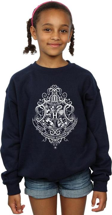 Actual product image Girls Hogwarts Draco Dormiens Crest Sweatshirt (128)