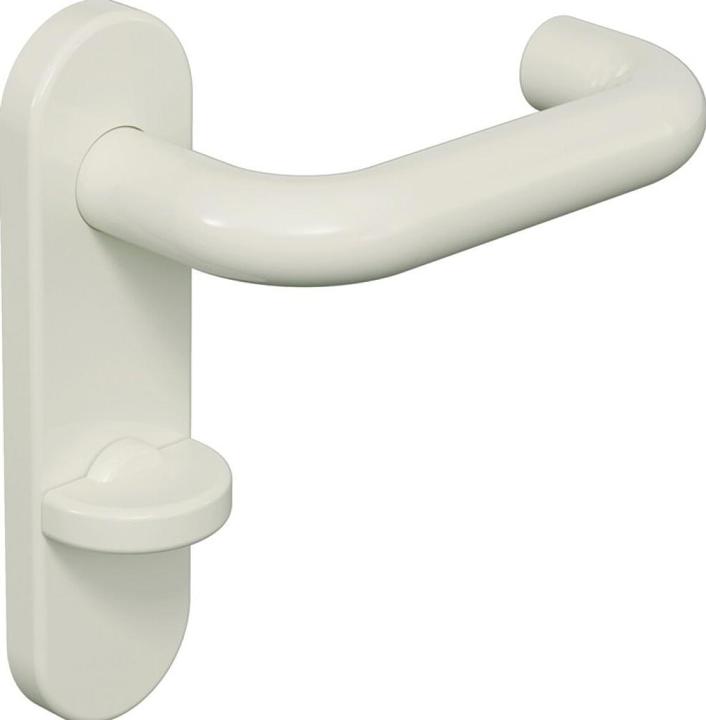 Image du produit Hewi Garniture à plaque courte 111R02.110 99 Plastique 99 FBM arrondi Garniture à béquilles (Garniture de porte)