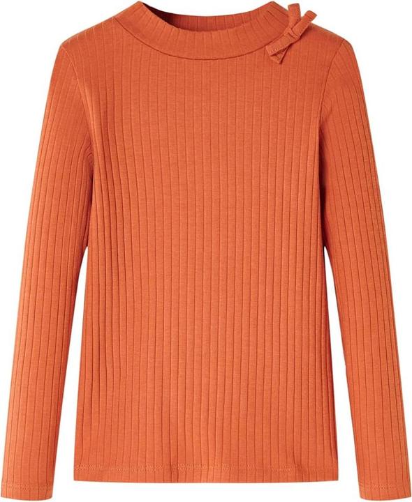 Image du produit VidaXL T-shirt manches longues enfant orange foncé 92,Matière : 95 (92)