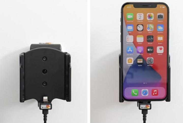 Produktbild Brodit Halter aktiv Apple iPhone 12/12 Pro mit USB-Kabel