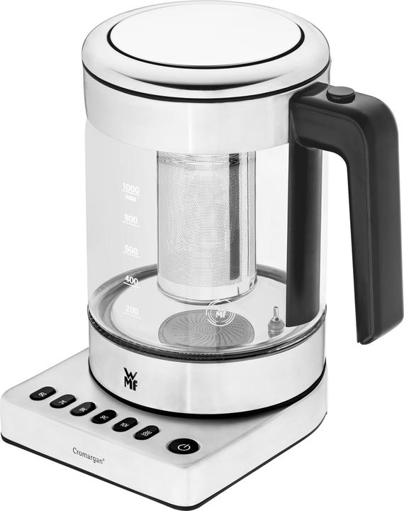 Glas Wasserkocher mit Temperaturwahl 1l Teekocher Teesieb Küchenminis 1900W (1 l)