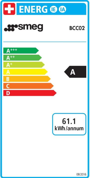 Energy Label Smeg BCC12WHMEU