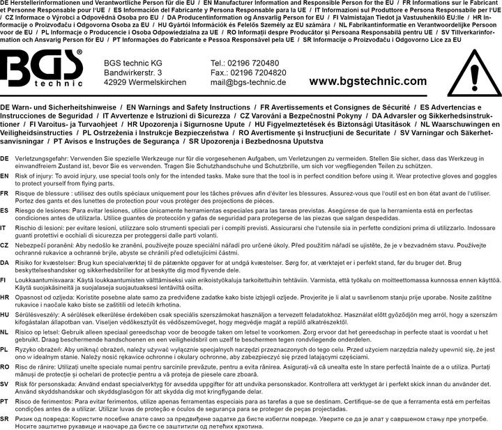 Image du produit BGS Jeu extracteur de pompes à injection/tensionneur de courroie pour BMW & Opel