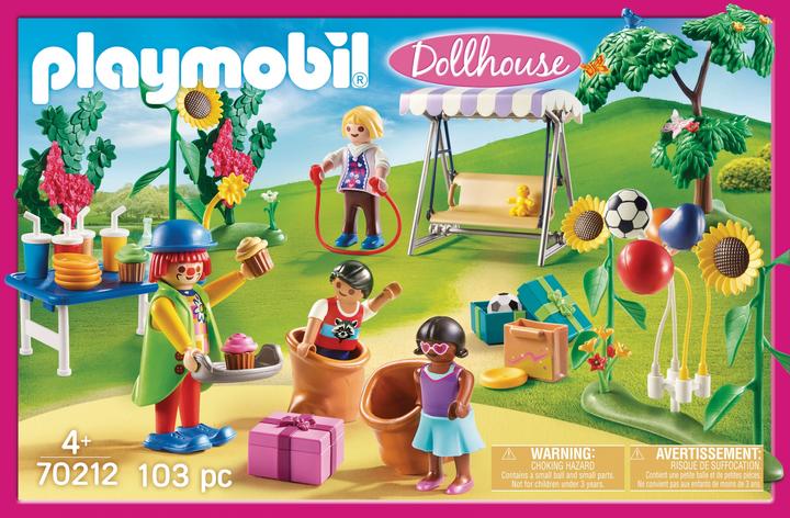 Produktbild Playmobil Kindergeburtstag mit Clown (70212, Playmobil Dollhouse)