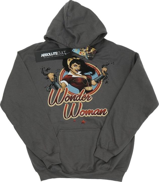 Actual product image Mens DC Bombshells Wonder Woman Badge Hoodie (XL)