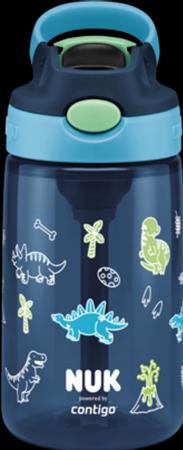 NUK Trinkflasche Contigo Easy Straw Cup 420ml blau (0.42 l)