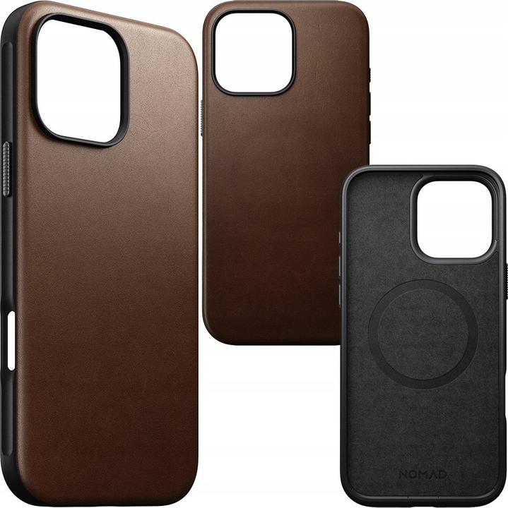 Produktbild Nomad Modern Leather Case iPhone 16 Pro Brown (Apple iPhone 16 Pro)