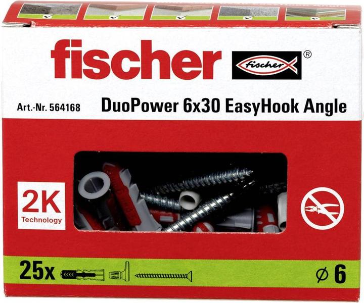 Immagine prodotto Fischer EasyHook Angle 6 DuoPower (25 pz.)
