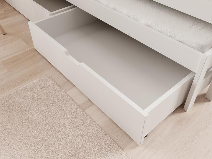 Actual product image ADRK Furniture Orio cot with mattress (200cm x 90cm)