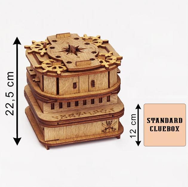 Image du produit iDventure Cluebox Megabox - Le coffre de Davy Jones - Boîte de casse-tête (Danois)