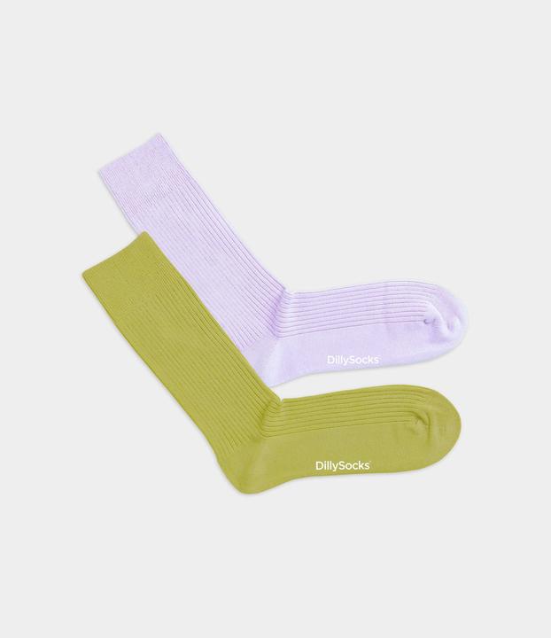 DillySocks Ribbed Modern Pastels (2er Pack) (2er Pack, 36 - 40)
