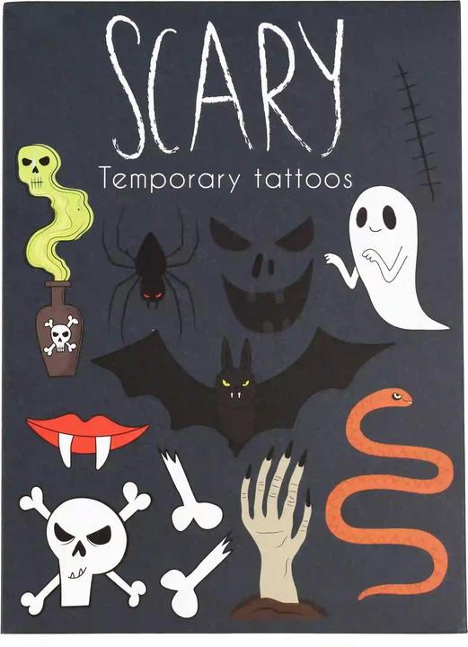 Produktbild Rex London Temporary Tattoos Scary