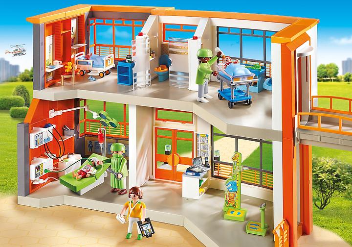 Produktbild Playmobil Kinderklinik mit Einrichtung (6657, Playmobil City Life)