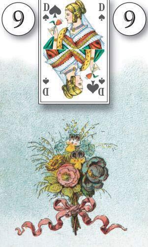 Immagine prodotto Lenormand Orakelkarten, Wahrsagekarten (Tedesco, Casa editrice Königsfurt-Urania, 2007)