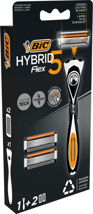 Actual product image Bic Hybrid 5, Starter Kit 1 razor, 2 blades