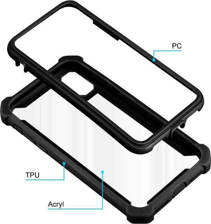 Immagine prodotto Cadorabo Copertura acrilica ibrida 2 in 1 (Apple iPhone X)
