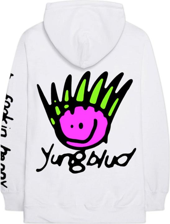 Actual product image Yungblud Unisex Adult Face Hoodie (L)