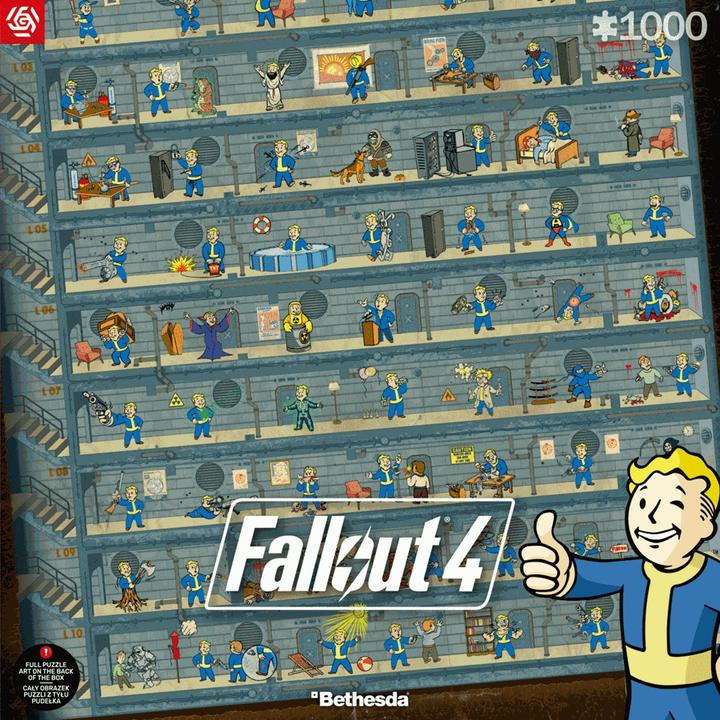 Produktbild Good Loot Puzzle Gaming Puzzle: Fallout 4 Perk Poster 1000 elementów (1000 Teile)