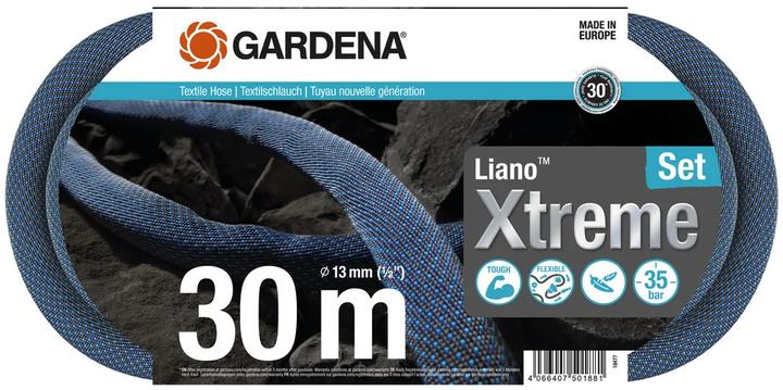 Image du produit Gardena Tuyau textile Liano Xtreme 1/2, 30 m set (30 m, 13 mm)