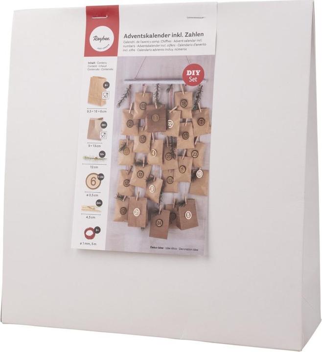 Actual product image Rayher Bags advent calendar incl. numbers 1-24